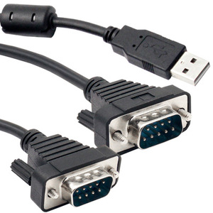 Convertidor Serial <span class=keywords><strong>USB</strong></span> 2.0 RS232 Profesional de 2 Puertos FTDI DB9 con LED RX/TX para Impresora, Transmisión de Datos de Alta Velocidad - Product Image 4