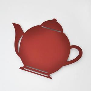 Salvamanteles pequeño en forma de tetera blanca de diseño hábil - Product Image 4