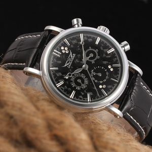 Jaragar 중국 공장 도매 빈티지 다목적 시계 기계 Reloj de pulsera 자동 기계 남자 시계 - Product Image 5