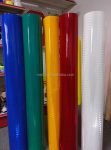 ความเข้มสูงเพชรเกรด Fluo สีเหลืองสีเขียว Prismatic แผ่นสะท้อนแสงสำหรับความปลอดภัยรถบรรทุกสติกเกอร์ - Product Image 3