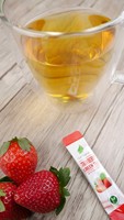 Thé aux fruits de papaye fermenté de haute qualité, thé vert à la fraise, au prix d'usine