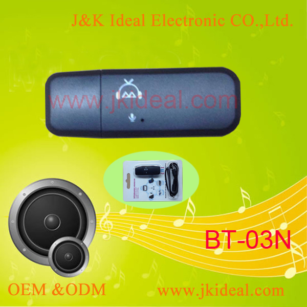 Bt-03n горячая распродажа автозвук bluetooth адаптер для водителя как Charismas подарки