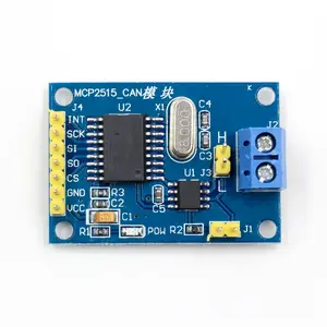 MCP2515 CAN Bus Module TJA1050 Receiver SPI Module For 51 MCU ARM Controller DC 5V SPI Interface Control Resistors