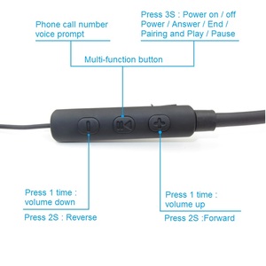 Écouteurs sans fil à réduction de bruit pour le sport, avec tour de cou, <span class=keywords><strong>batterie</strong></span> grande capacité, casque audio - Product Image 5
