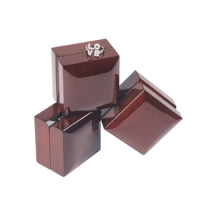 High Quality Wooden Craft <strong>Cufflink</strong> Case Storage Luxury <strong>Cufflink</strong> Gift <strong>Box</strong> with logo Custom - Product Image 3