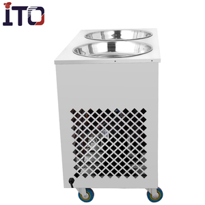 RI-A22 Tailandia Freír máquina de helados con doble bandeja - Product Image 3