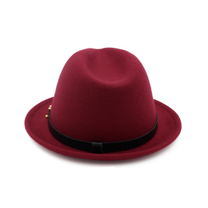 Cappello Fedora in Lana alla Moda per Uomo, Ultima Collezione all'Ingrosso - Product Image 5