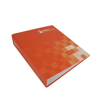 Carpeta de Archivo de Papel de Tapa Dura Personalizada de Alta Calidad con Logotipo, Impresión a Color A4, Anillas de 3 Pulgadas y 4D