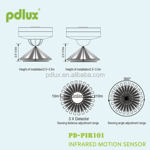 PDLUX PD-PIR101 Indoor Ceiling Mount Light <strong>Switch</strong> <strong>Occupancy</strong> <strong>Sensor</strong> with Motion &amp; Position Detection - Product Image 4