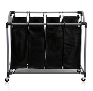Trending New Arrival Custom Design Laundry Hamper Sorter Organizer 4 Storage Bag Laundry Basket