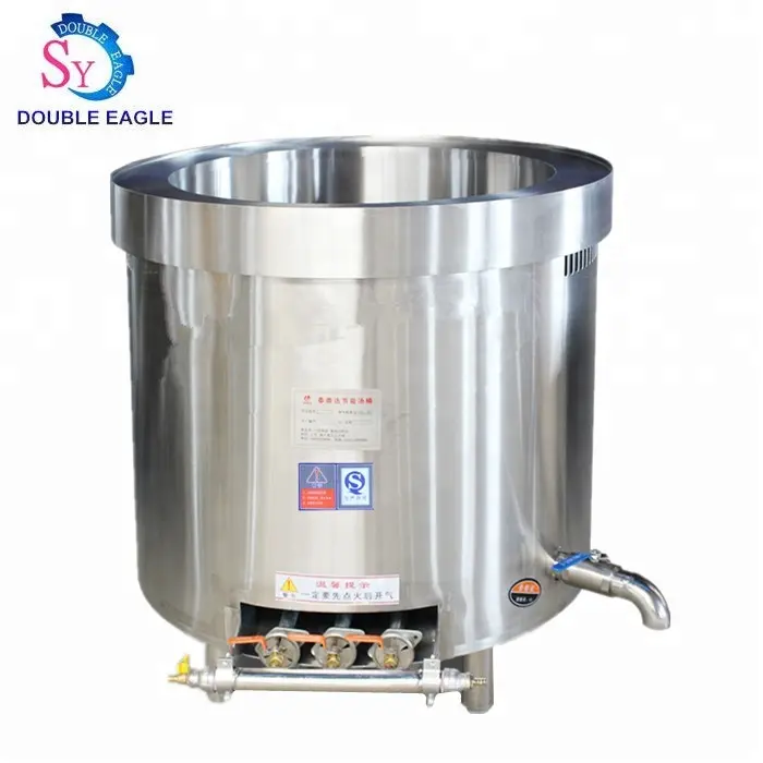 Caldeira para cozinha de macarrão, de aço inoxidável, espessamento, pote/301l, wok/sopa de aquecimento, para água de aquecimento