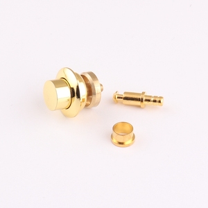 Màu vàng 15 mét Brass hộp gỗ Push Press nút khóa bán buôn - Product Image 2