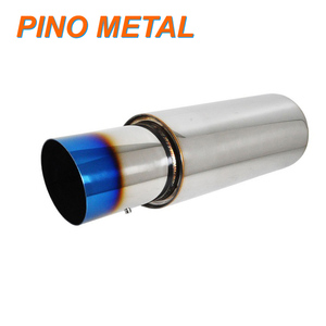 Silenciador de escape Universal de titanio con punta de escape de titanio - Product Image 3