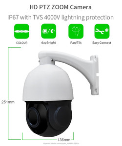 Vitevision CCTV mini domo IR AHD cámara PTZ 36x de zoom <span class=keywords><strong>a</strong></span> prueba de agua con el precio barato - Product Image 2