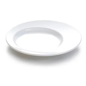 热卖意大利风格餐厅白色圆形面食板