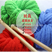 Cynthia Hand Knitting Washable by Machine Chenille Yarn for Knitting Blanket and Scarves