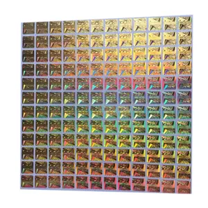 3D-Hologrammaufkleber Hochwertige gedruckte Authentizität Laser aufkleber