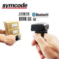 Mini scanner de codes-barres sans fil, scanner de codes-barres portable, lecteur de codes QR 2D extérieur, batterie 380 mA MJ-R30