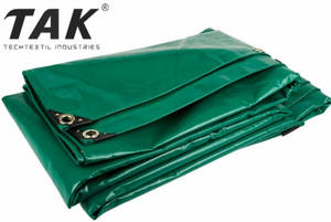 <span class=keywords><strong>Lona</strong></span> de PVC Verde de 650g para Cubrir Carretillas y Remolques - Product Image 2