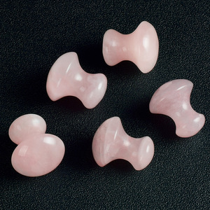 De cuarzo rosa de masaje Spa piedra masajeador Facial - Product Image 5