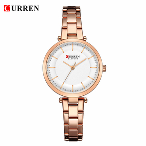 CURREN 9054 elegante bracciale in acciaio inossidabile analogico al quarzo Business <span class=keywords><strong>quadrante</strong></span> semplice orologi da <span class=keywords><strong>donna</strong></span> - Product Image 2