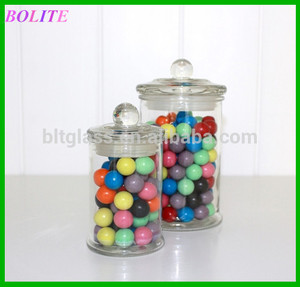 francés antiguo frasco boticario pequeños frascos de vidrio decorativo - Product Image 1