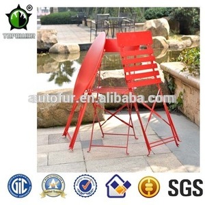 Vintage français pliants en métal <span class=keywords><strong>table</strong></span> de café jardin - Product Image 1