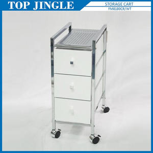 4ชั้น Mdf แคบฮาร์ดกรณีรถเข็นลิ้นชัก - Product Image 5