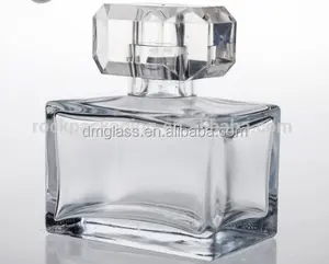 Bouteille de parfum en verre en gros recycler vide bouteilles de parfum en verre 50 ml