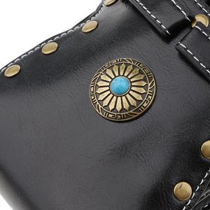 Sac de taille en cuir pour barbier outils de coiffeur salon de coiffure porte-ciseaux et peignes étui spécial pour pinces à cheveux - Product Image 5