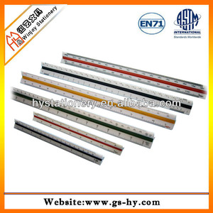 <span class=keywords><strong>Regla</strong></span> <span class=keywords><strong>Triangular</strong></span> de aluminio de 30cm, <span class=keywords><strong>regla</strong></span> de Metal de tres escalas, <span class=keywords><strong>regla</strong></span> de ingenieros de 12" - Product Image 3