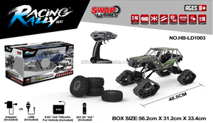 Échangez les pneus librement 4x4 1:10 2.4G RC Tracked Snowmobile avec pneus tout-terrain - Product Image 6