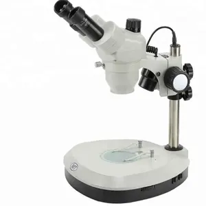 Microscopio estereoscópico con zoom binocular de alta calidad MZS0740 7X-40X