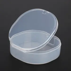 New Coming Matte Small Round Plastic Boxes For Powder Puff Made In China