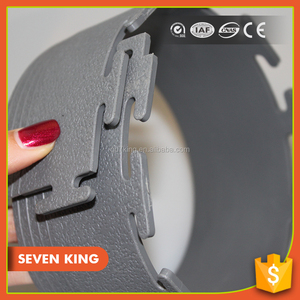 Qingdao 7 <span class=keywords><strong>rey</strong></span> 100% <span class=keywords><strong>fuente</strong></span> de la fábrica de revestimiento de suelo de pvc esteras de plástico azulejo para garaje - Product Image 3