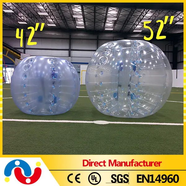 Seguro de fútbol de la burbuja de la burbuja alquiler de fútbol más vendido loopyballs/balones de fútbol de la burbuja