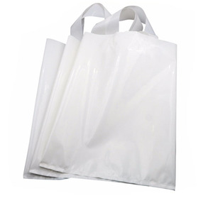 Nuevo estilo cleap bucle suave LDPE HDPE manija de plástico biodegradable bolsa de <span class=keywords><strong>transporte</strong></span> comercial - Product Image 5