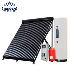 Split pressurized high pressure solar water heater vacuum tube solar collector insulation water tank heat pipe