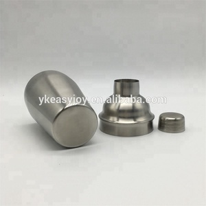 Premiums 18oz 550ml Vintage Silver Color Stainless Steel Bar Cocktail <strong>Martini</strong> Rum <strong>Vodka</strong> Brushed Matte Shaker With OEM Logo - Product Image 5