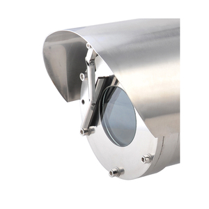 Câmera de <span class=keywords><strong>cctv</strong></span> à prova de chama, carcaça externa com limpador de auto limpeza