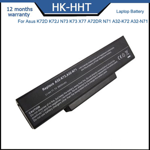 HK-HHT <span class=keywords><strong>batteria</strong></span> portatile per <span class=keywords><strong>Asus</strong></span> K72D K72J K72F K72Q N73 K73 X77 A72DR N71 A32-K72 A32-N71 <span class=keywords><strong>batteria</strong></span> - Product Image 2