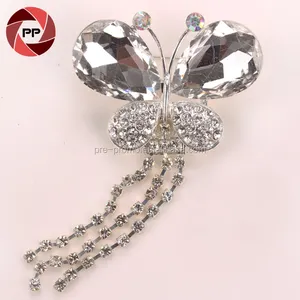 Stocked Wholesale Table Decoration Metal Rhinestones Silver Bling Tassel Napkin Ring