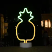 Lampe néon LED en forme d'ananas, en forme de nuage, pour décoration de Table, maison, bricolage
