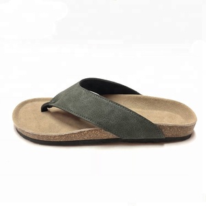 Sandali Infradito Estivi All'Ingrosso per Uomo <span class=keywords><strong>con</strong></span> <span class=keywords><strong>Suola</strong></span> in <span class=keywords><strong>Sughero</strong></span> e Soletta in Morbida Pelle - Product Image 6
