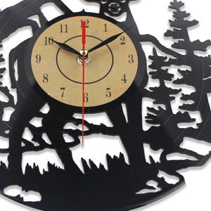 Horloge murale en vinyle sans cadre, horloge d'art <span class=keywords><strong>CD</strong></span> de disque vinyle pour <span class=keywords><strong>la</strong></span> décoration de <span class=keywords><strong>la</strong></span> maison, cadeaux créatifs - Product Image 3