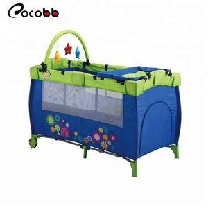Última plegable infantil viajes playpen <span class=keywords><strong>cuna</strong></span> con el cambio de mesa - Product Image 1