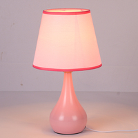 Lampe de table pour enfants en forme de dessin animé, abat-jour en tissu doux, veilleuse de chevet pour chambre de garçons et de filles