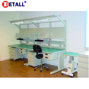 ESD-safe industrial workstation Technician ESD mobile Work Table antistatic electric workbench assembly esd table
