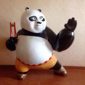 Mignon en fiber de verre vie taille animal panda modèle pour <span class=keywords><strong>vente</strong></span> - Product Image 2