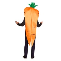 Costume de carotte végétale pour adulte, déguisement amusant pour Halloween, carnaval, déguisement de rue